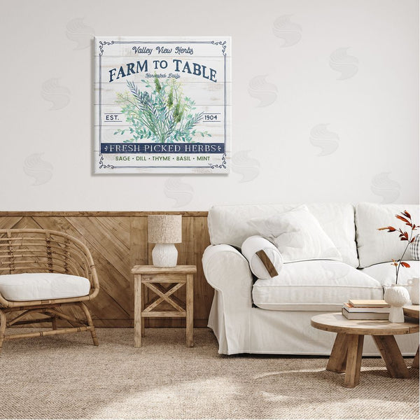 Stupell Industries Mollie B. | Fresh Picked Herbs Phrase Wall Art