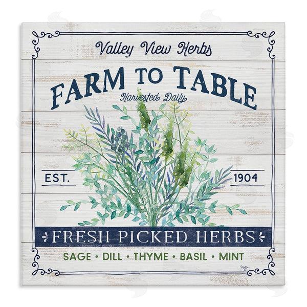 stupell industries Mollie B. | Fresh Picked Herbs Phrase Wall Art