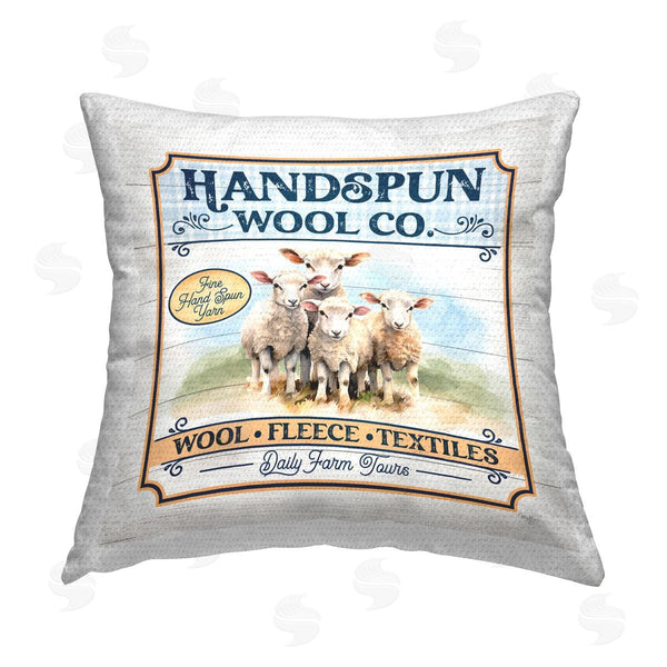 Stupell Industries Mollie B. | Handspun Wool Sign Printed Throw Pillow