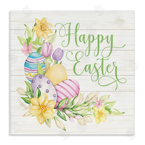 Stupell Industries Mollie B. | Happy Easter Daffodils Wall Art