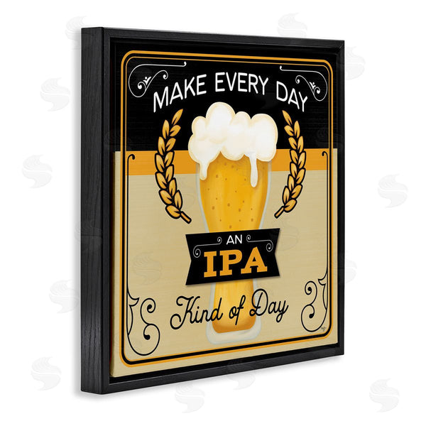 Stupell Industries Mollie B. | IPA Kind Of Day Beer Sign Wall Art