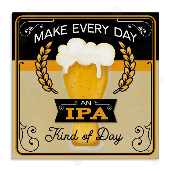 stupell industries Mollie B. | IPA Kind Of Day Beer Sign Wall Art