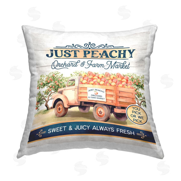 stupell industries Mollie B. | Just Peachy Orchard Printed Throw Pillow