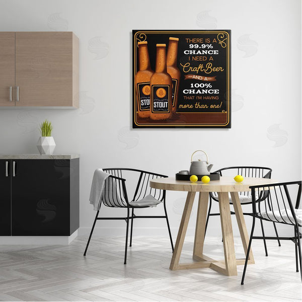 Stupell Industries Mollie B. | More Than One Craft Beer Phrase Wall Art