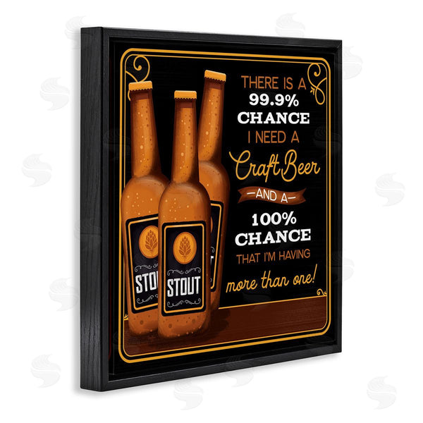 Stupell Industries Mollie B. | More Than One Craft Beer Phrase Wall Art