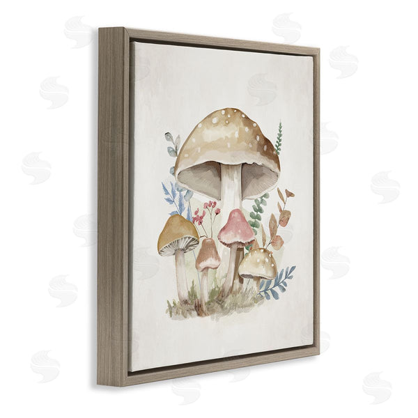 Stupell Industries Mollie B. | Neutral Cottage Mushrooms
