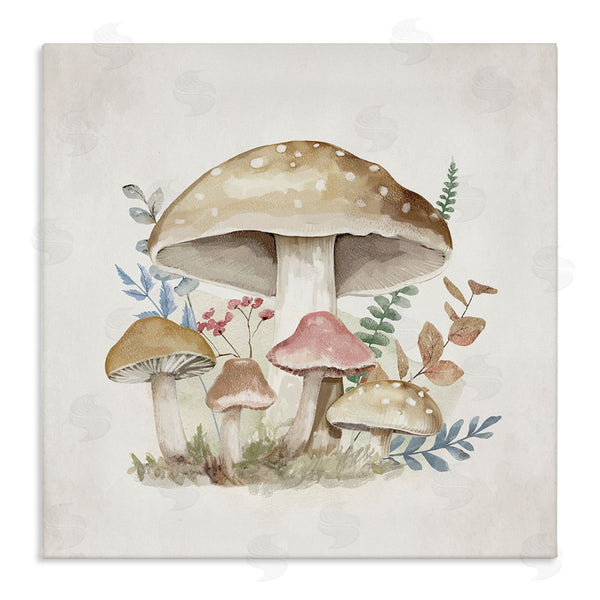 stupell industries Mollie B. | Neutral Cottage Mushrooms