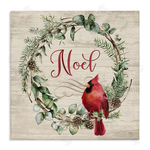 stupell industries Mollie B. | Noel Wreath with Cardinal
