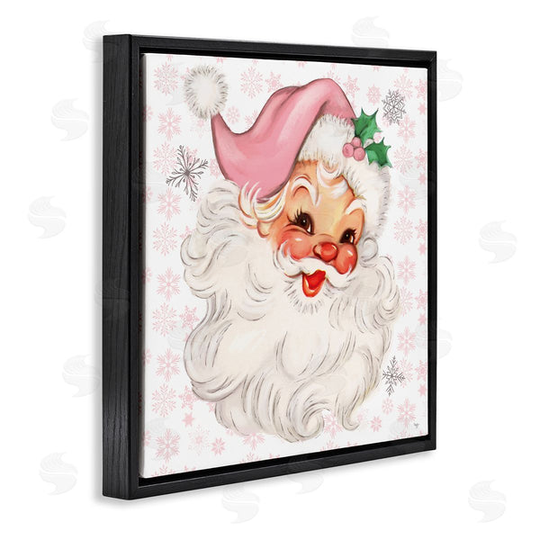 Stupell Industries Mollie B. | Pastel Vintage Jolly Santa