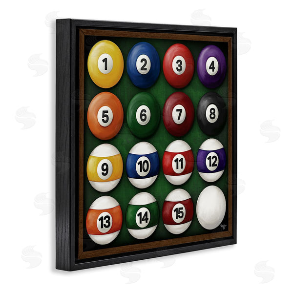 Stupell Industries Mollie B. | Traditional Billiards Balls Wall Art