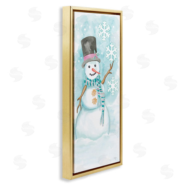 Stupell Industries Mollie B. | Waving Snowman Greeting Wall Art