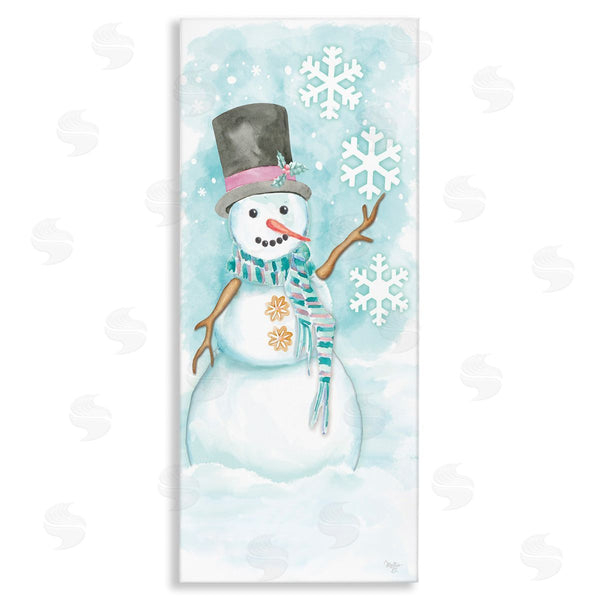 stupell industries Mollie B. | Waving Snowman Greeting Wall Art