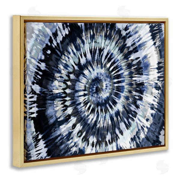 Stupell Industries Molly Kearns | Abstract Blue Tie Dye Painting