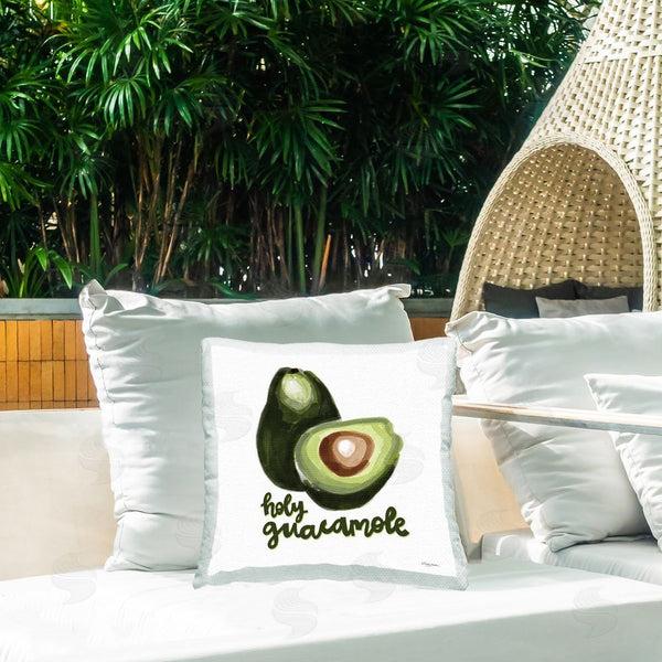 Stupell Industries Molly Mattin | Funny Holy Guacamole Printed Throw Pillow