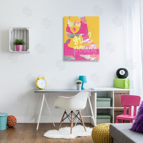 Stupell Industries Molly Mattin | Girl Power Abstract Face Wall Art