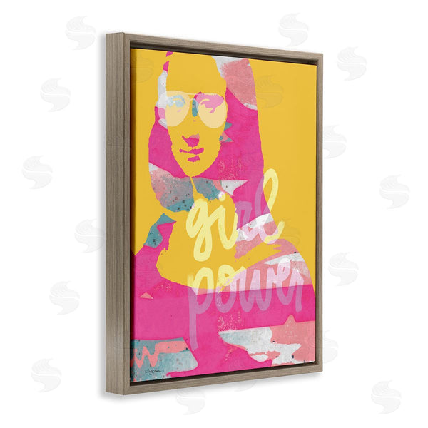 Stupell Industries Molly Mattin | Girl Power Abstract Face Wall Art