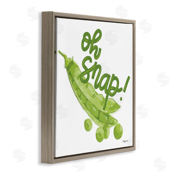Stupell Industries Molly Mattin | Oh Snap With Peas Wall Art