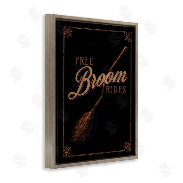 Stupell Industries Molly Mattin | Rustic Free Broom Rides