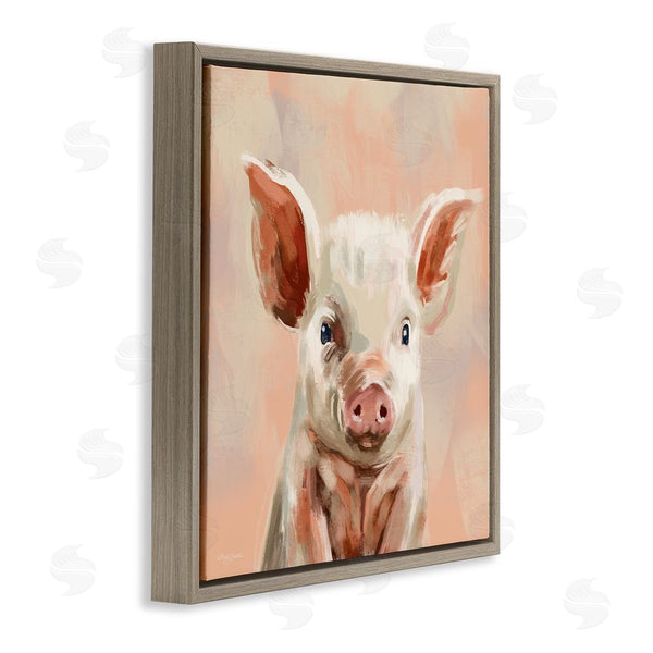 Stupell Industries Molly Mattin | Traditional Piglet Painting Wall Art