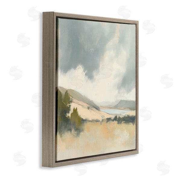 Stupell Industries Mona Grace | Brushed Landscape With Clouds