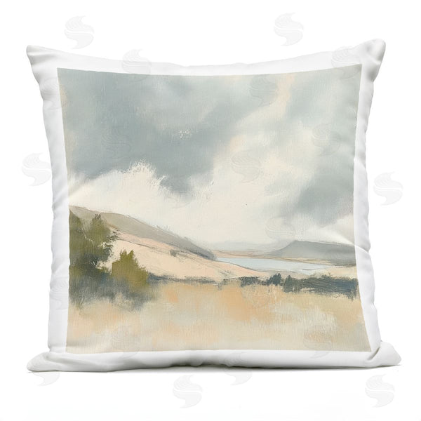 Stupell Industries Mona Grace | Brushed Landscape With Clouds Printed Throw Pillow