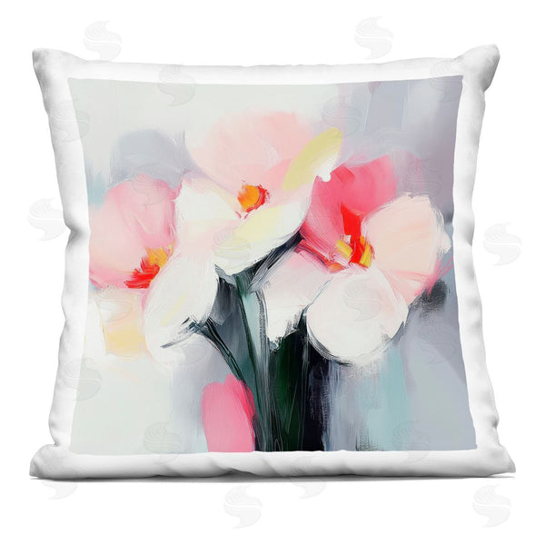stupell industries Mona Grace | Flare Of Emotion Flowers Printed Throw Pillow
