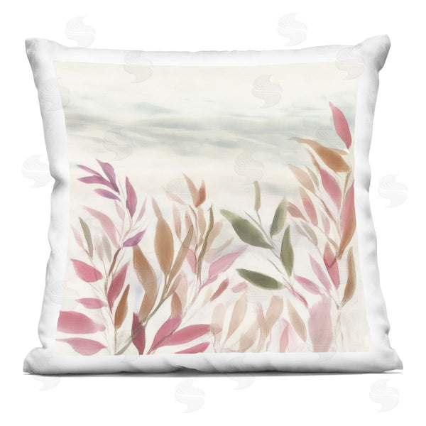 stupell industries Mona Grace | Gentle Earthy Windswept Leaves Printed Throw Pillow