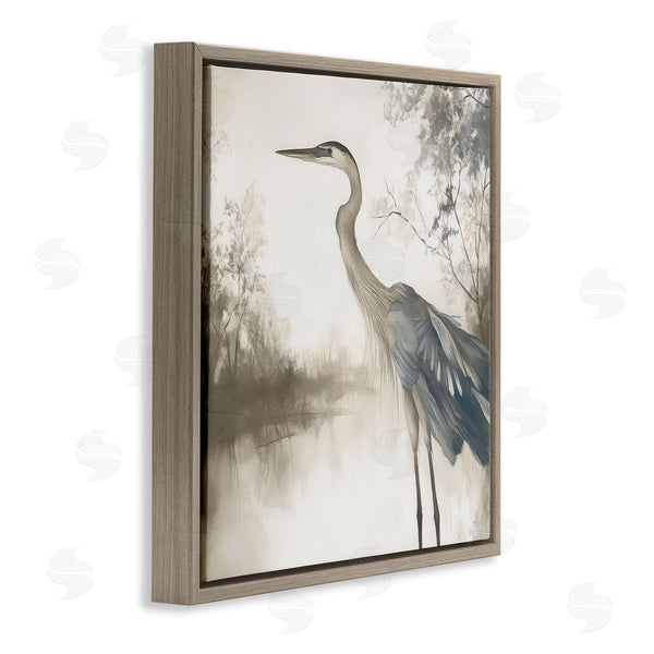 Stupell Industries Mona Grace | Graceful Heron On Water