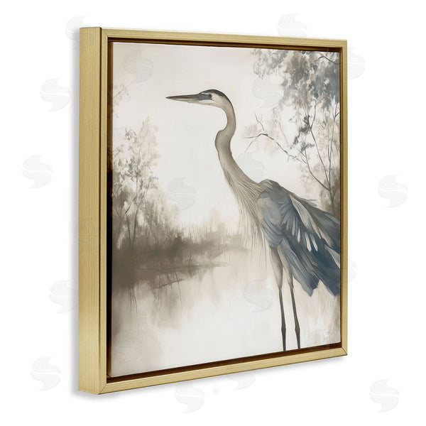 Stupell Industries Mona Grace | Graceful Heron On Water