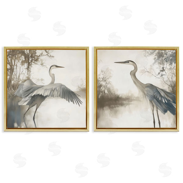 Stupell Industries Mona Grace | Heron Feathers Over Water