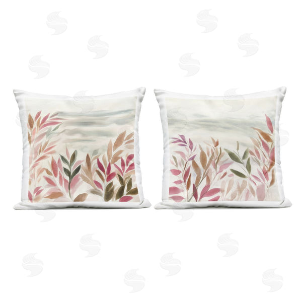 Stupell Industries Mona Grace | Leafy Muted Subtlety Printed Throw Pillow Set