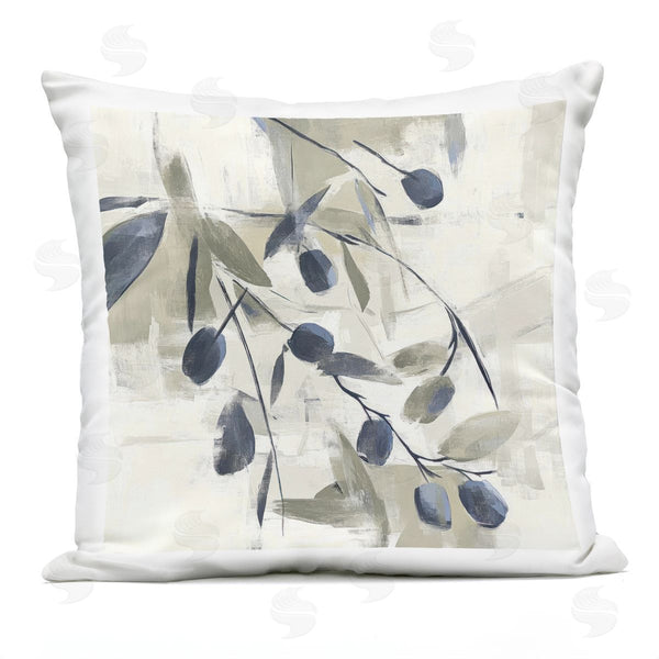 Stupell Industries Mona Grace | Mediterranean Green Botanicals Printed Throw Pillow