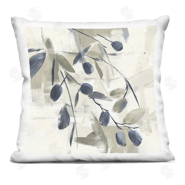 stupell industries Mona Grace | Mediterranean Green Botanicals Printed Throw Pillow