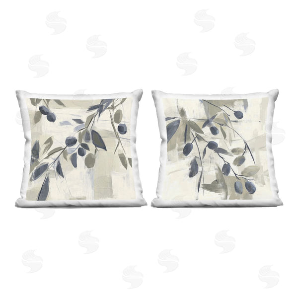 stupell industries Mona Grace | Mediterranean Green Olives Printed Throw Pillow Set
