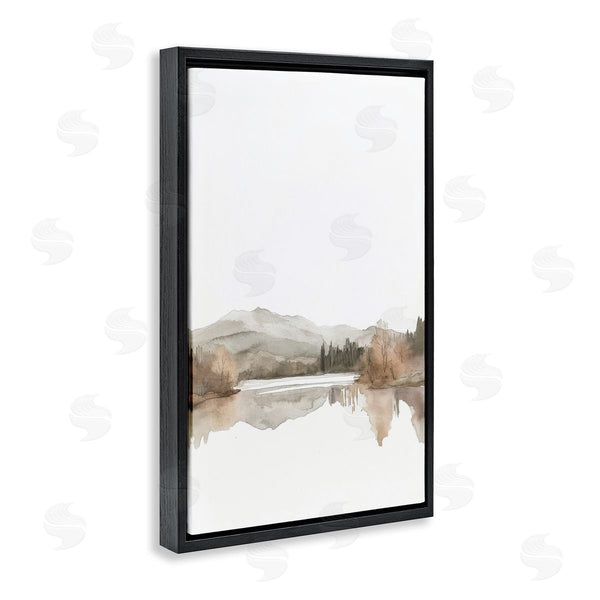Stupell Industries Mona Grace | Muted Soft Flowing Lake