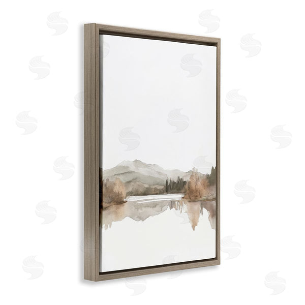 Stupell Industries Mona Grace | Muted Soft Flowing Lake
