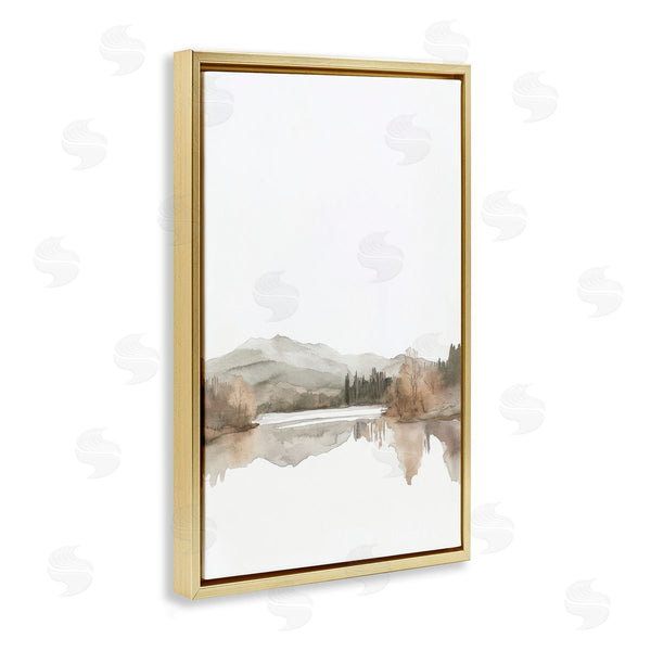 Stupell Industries Mona Grace | Muted Soft Flowing Lake