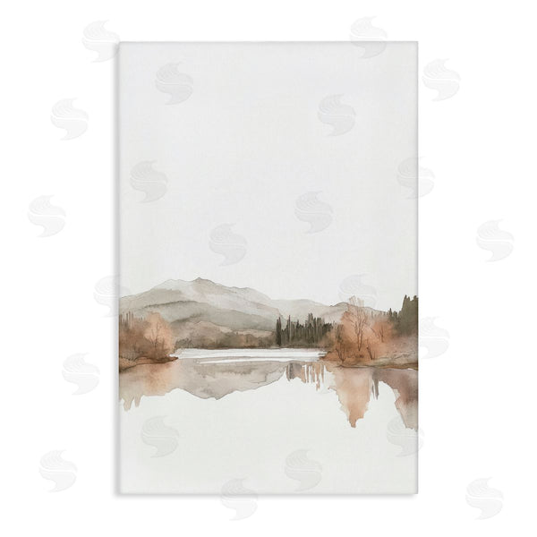 stupell industries Mona Grace | Muted Soft Flowing Lake