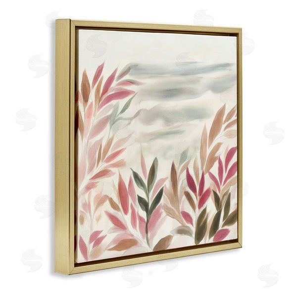 Stupell Industries Mona Grace | Muted Windblown Leaves