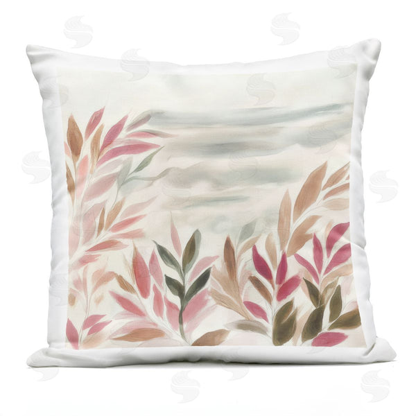 Stupell Industries Mona Grace | Muted Windblown Leaves Printed Throw Pillow