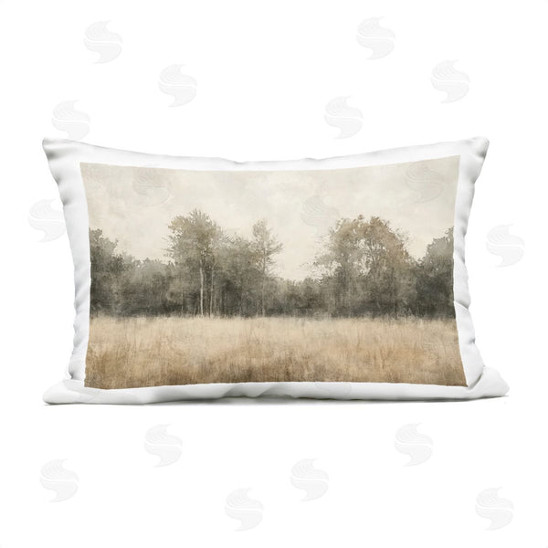 Stupell Industries Mona Grace | Neutral Watercolor Woodland Printed Throw Pillow