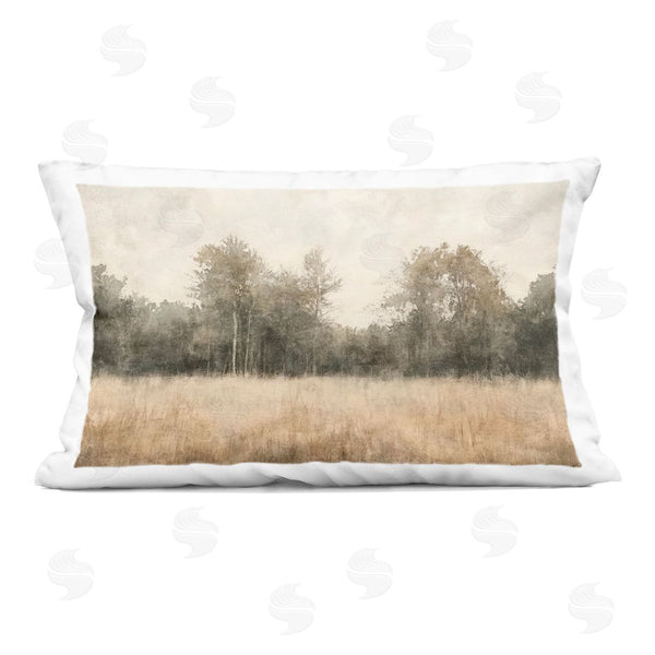 stupell industries Mona Grace | Neutral Watercolor Woodland Printed Throw Pillow