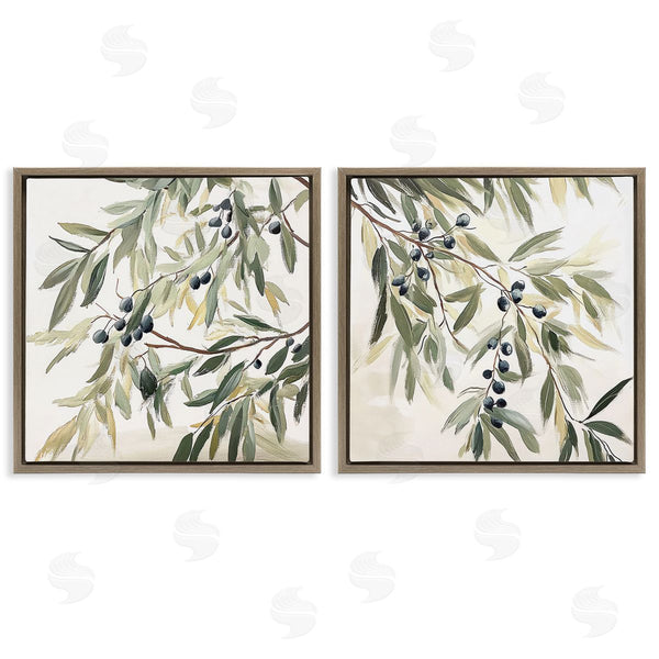 Stupell Industries Mona Grace | Olive Branches In Pastel