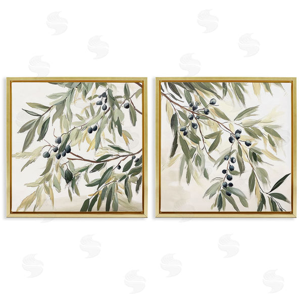 Stupell Industries Mona Grace | Olive Branches In Pastel