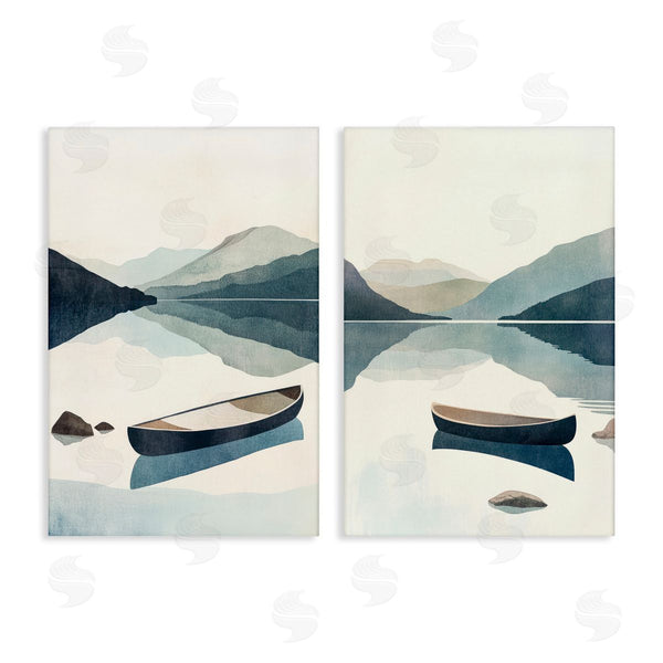 stupell industries Mona Grace | Silent Mountain Shore
