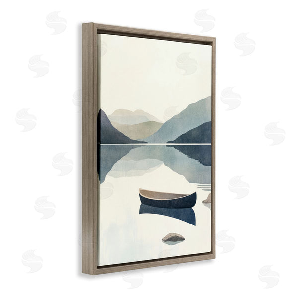 Stupell Industries Mona Grace | Silent Shore With Boat