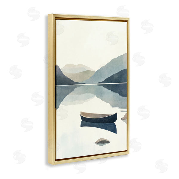 Stupell Industries Mona Grace | Silent Shore With Boat