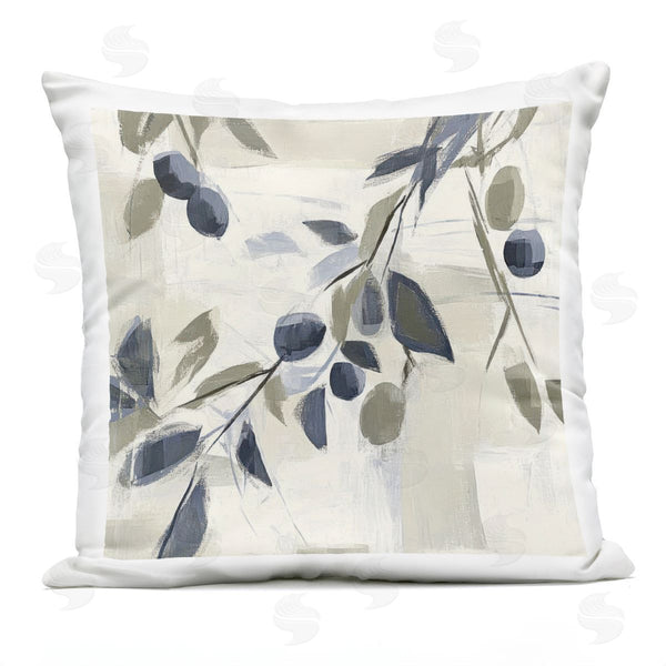 Stupell Industries Mona Grace | Soft Mediterranean Greenery Printed Throw Pillow