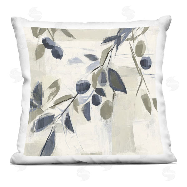 stupell industries Mona Grace | Soft Mediterranean Greenery Printed Throw Pillow