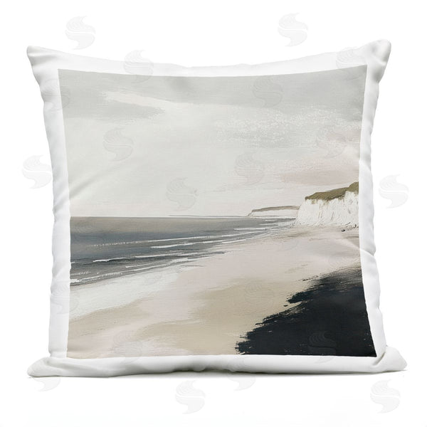Stupell Industries Mona Grace | Soft Sands Seascape Printed Throw Pillow